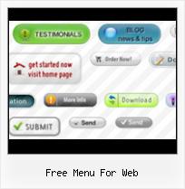 Menu Web Buttons free menu for web