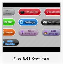 Butons Navigation Illustrator Download free roll over menu