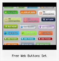 Free Create Website free web buttons set