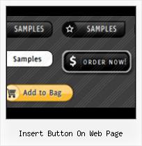 Free Webpage Menu Creator insert button on web page