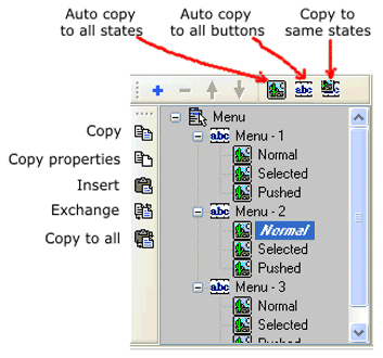 Free Web Menu Buttons Screenshot