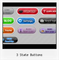 Free Html Website Button Shapes 3 state buttons