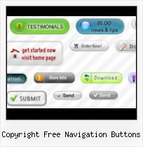 Free Buttons With Sub Menu copyright free navigation buttons