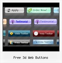 Buttons Templates Menu free 3d web buttons