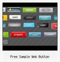 Buttons Maker Template free sample web button
