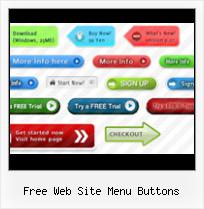 Cute Animals free web site menu buttons