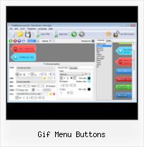 Create 3d Buttons gif menu buttons