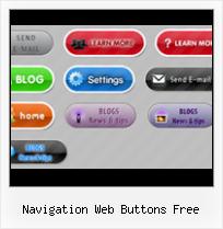 Large Button Navigation navigation web buttons free