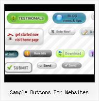 Free Menus For Webs sample buttons for websites