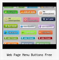 Html Button web page menu buttons free