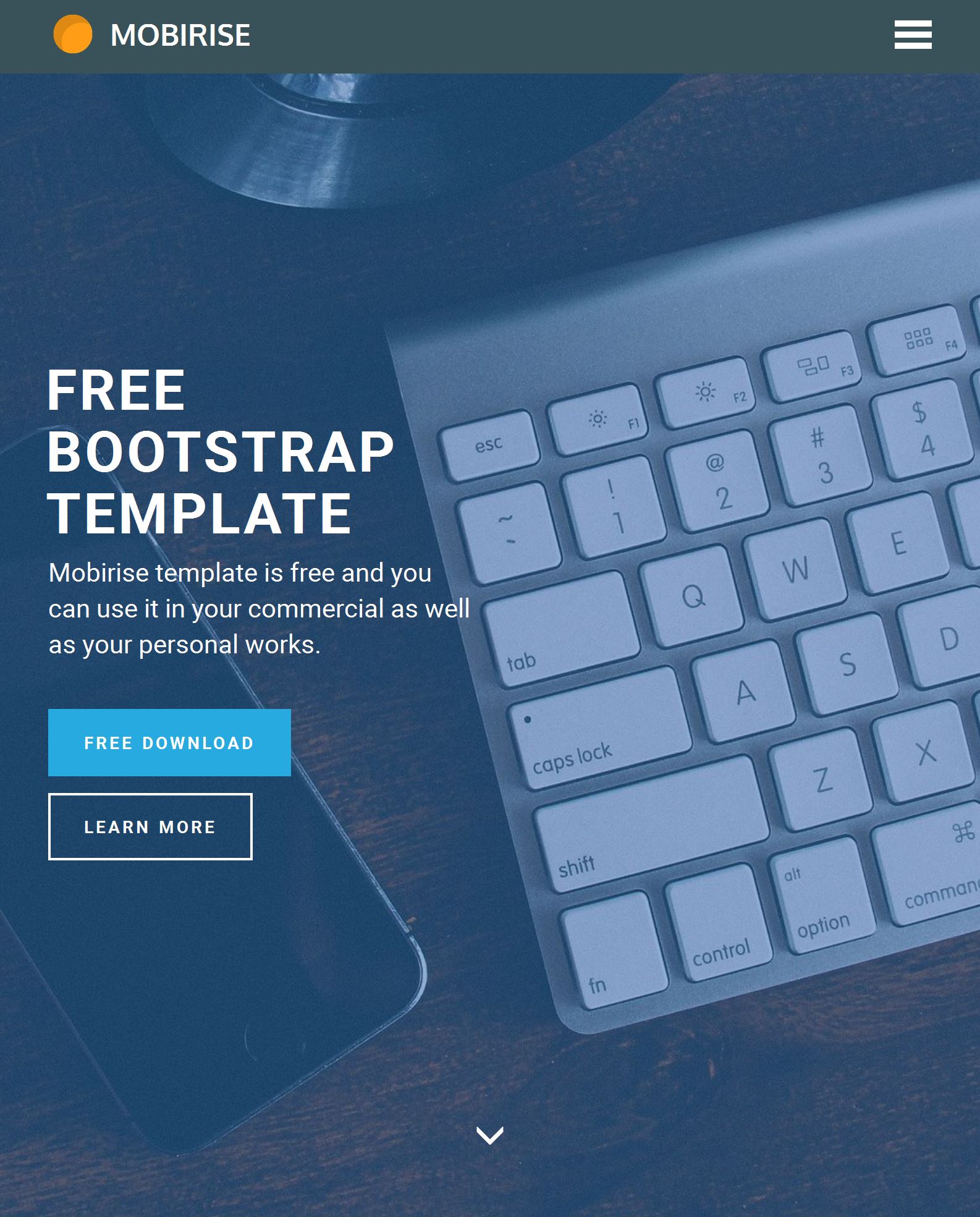 Bootstrap Template Simple