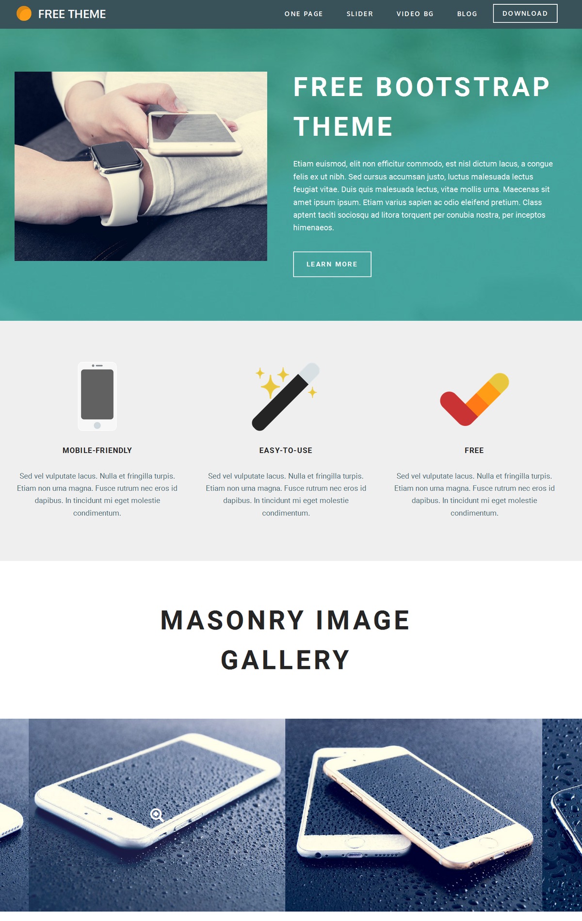 HTML Bootstrap Resume Theme