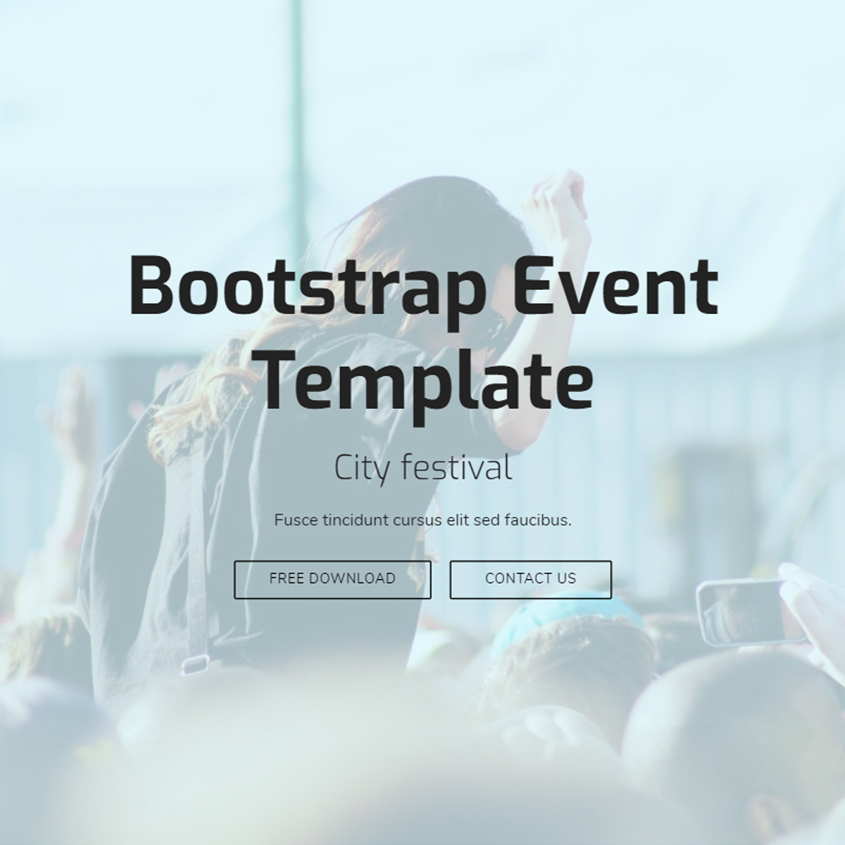 Free Bootstrap Event Themes