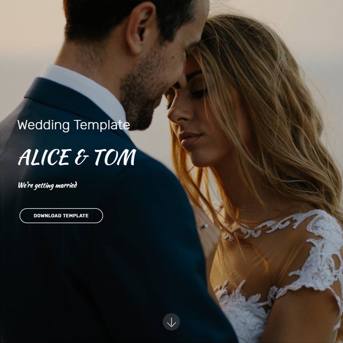 Responsive Bootstrap Wedding Themes