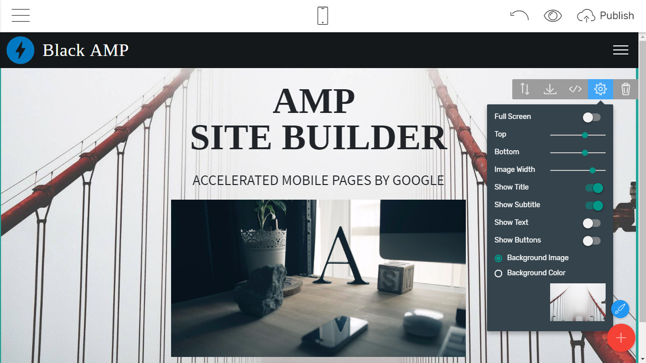 Mobile Site Creator