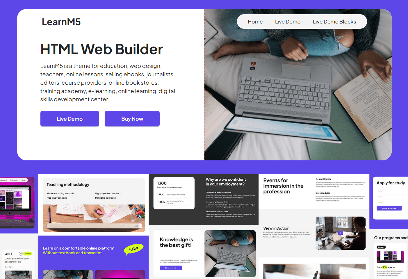  HTML Website Builder